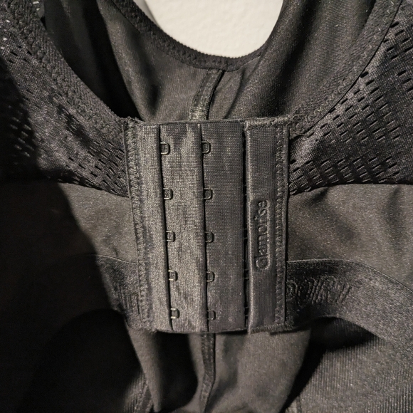 Glamorise Black No-Sweat Mesh Wirefree Sports Bra Size 40H - Picture 9 of 13